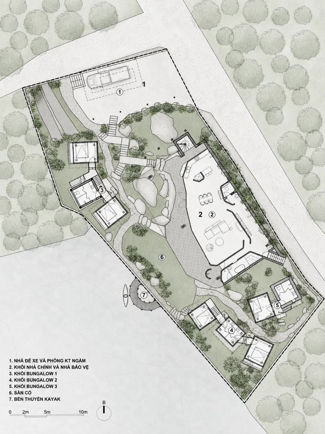 DAU Retreat — architectural render 2