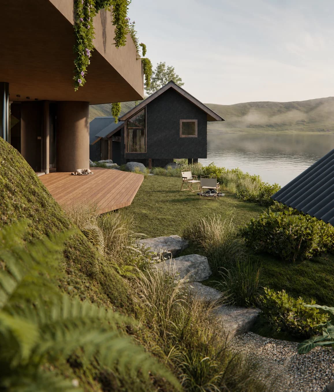 DAU Retreat — architectural render 3