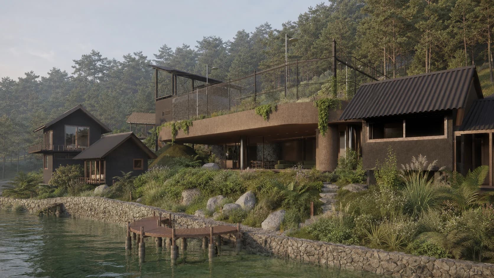 DAU Retreat — architectural render 10