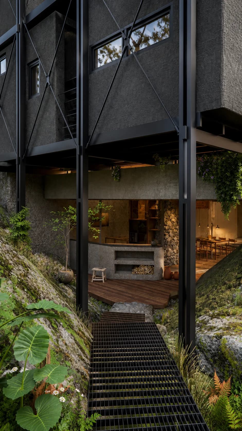 DAU Retreat — architectural render 12
