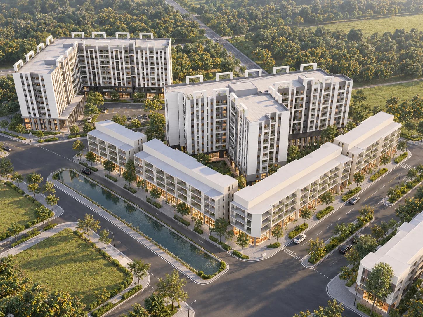 Khu NOXH An Duong — architectural render 7