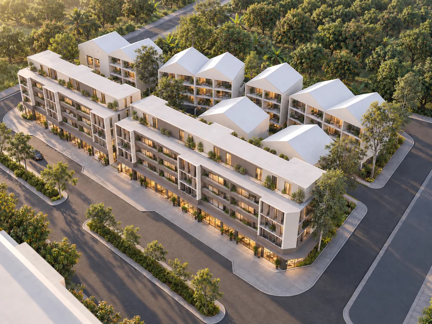 Khu NOXH An Duong — architectural render 8