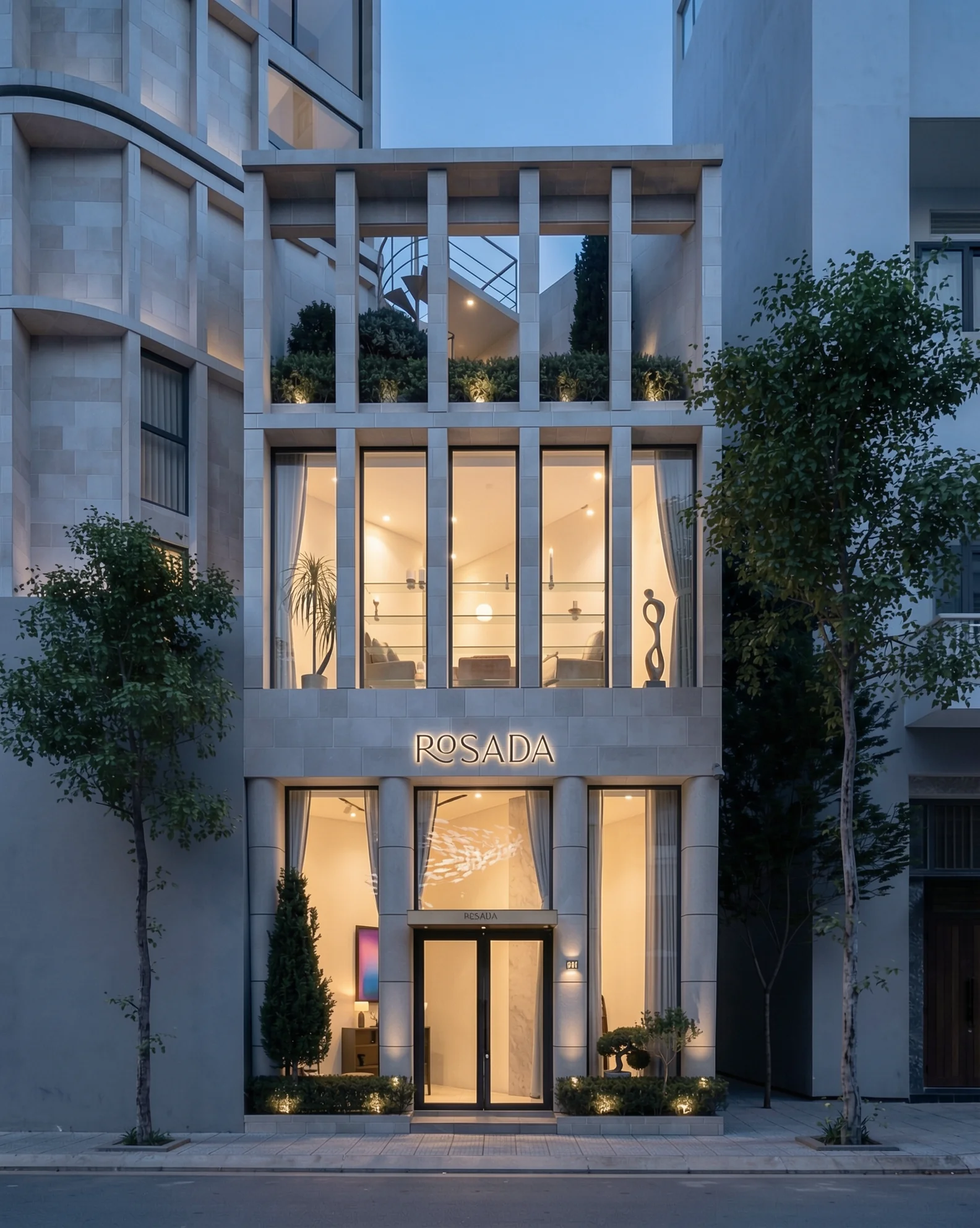 Le Duan House — architectural render 2