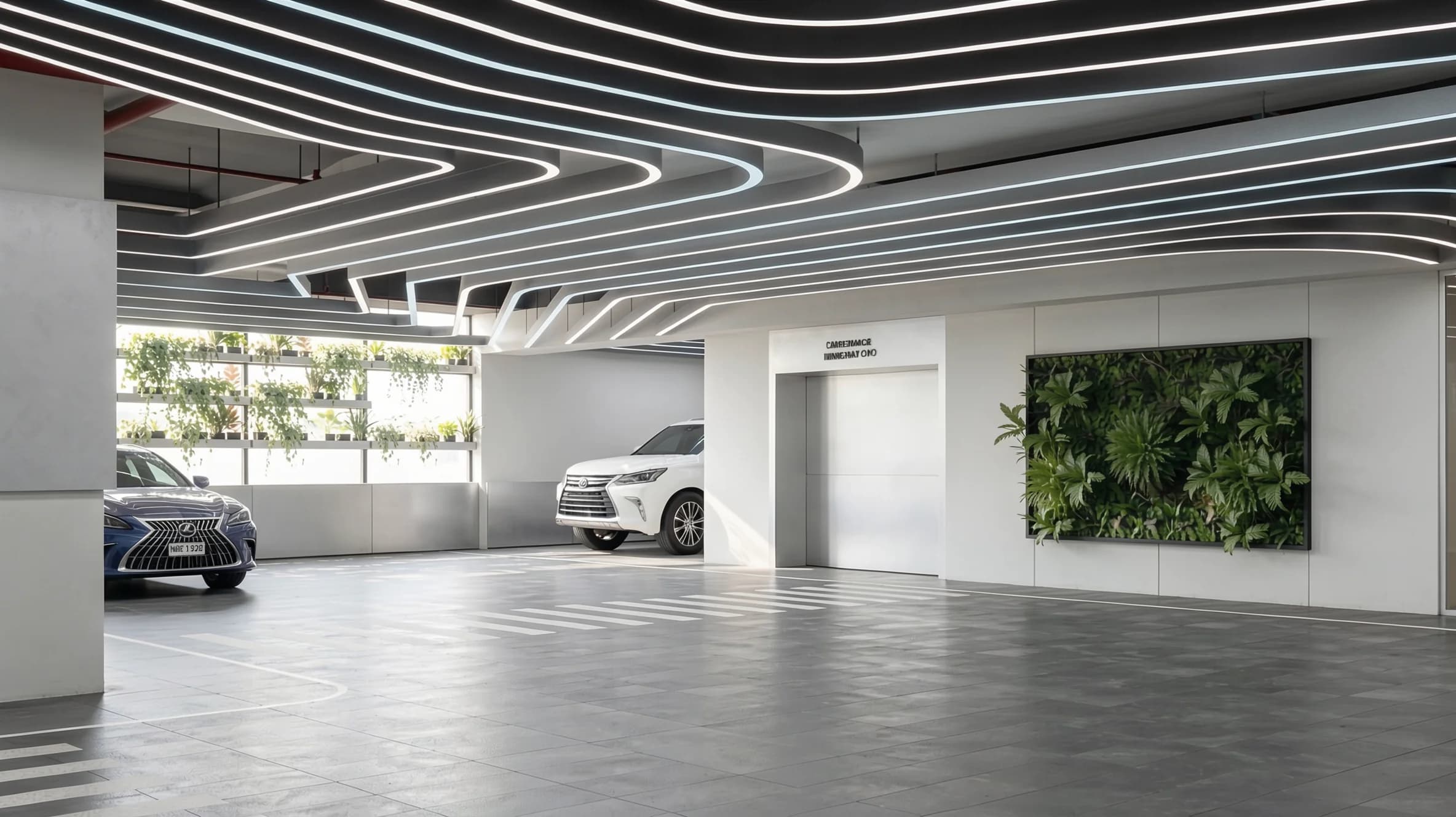 Lexus Workshop — architectural render 3