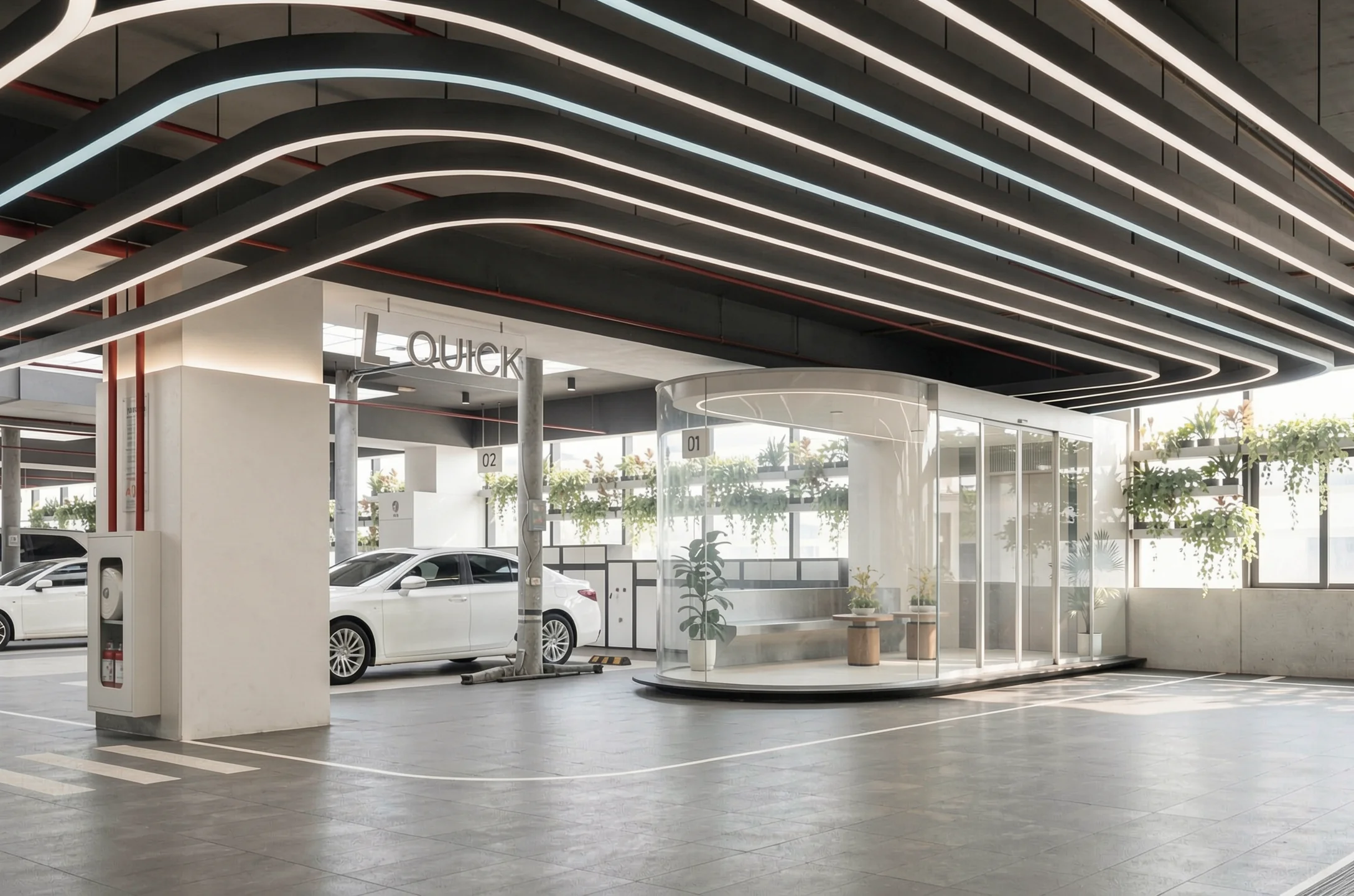 Lexus Workshop — architectural render 4