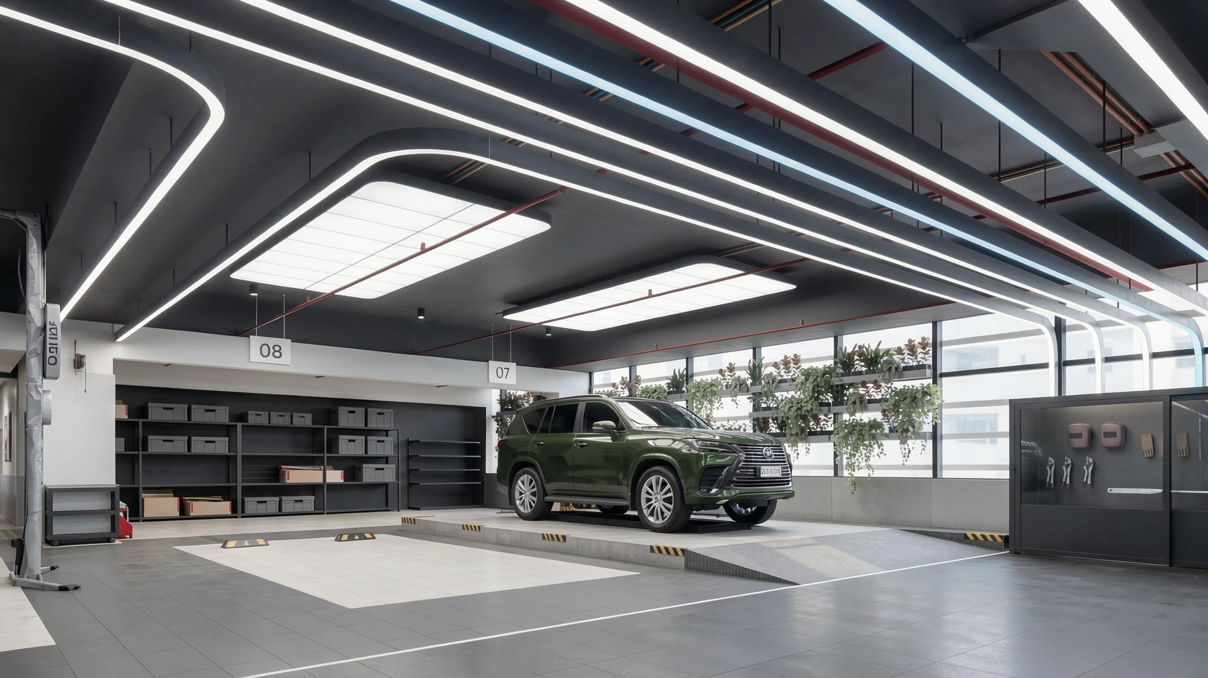 Lexus Workshop — architectural render 8