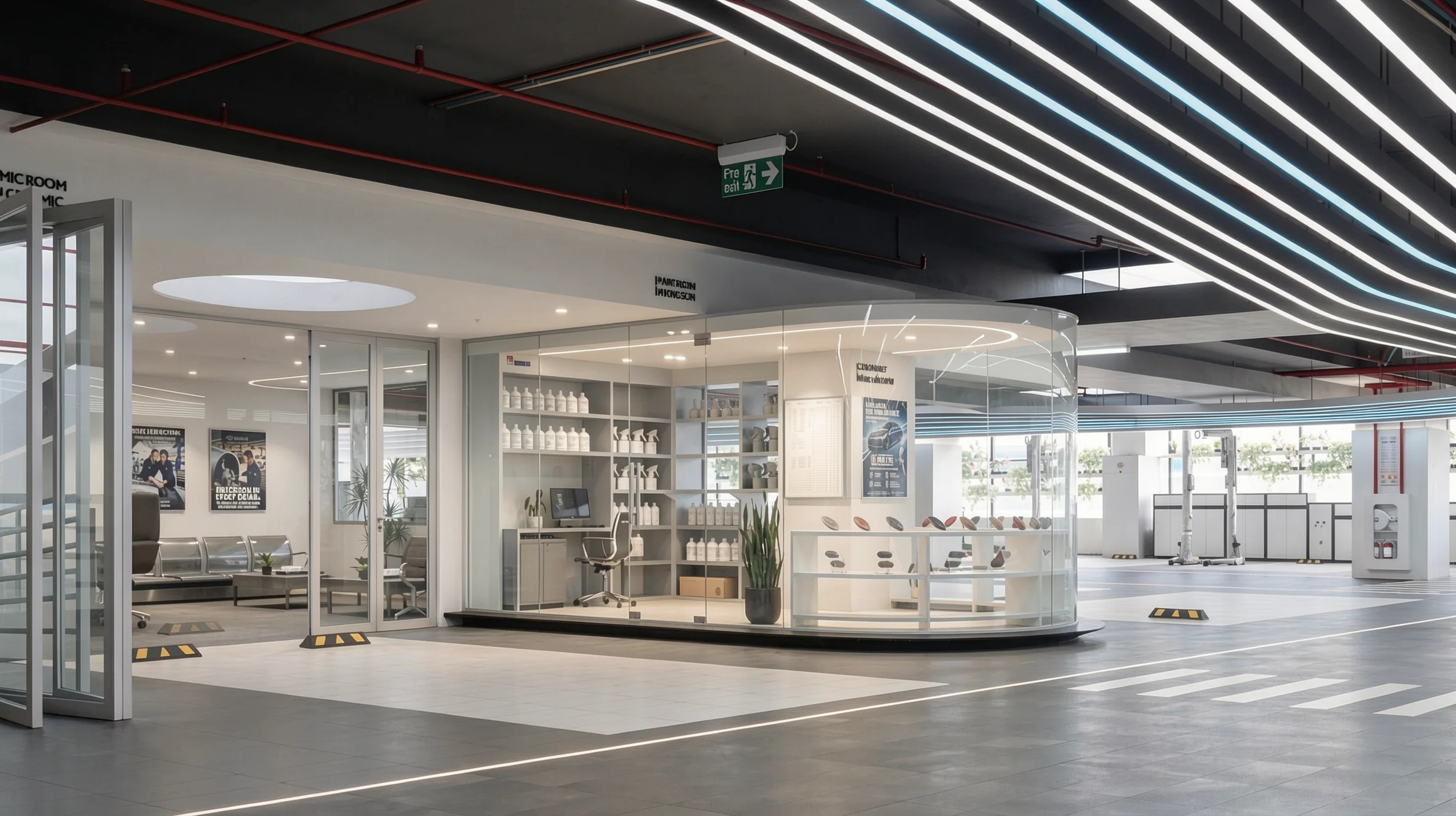 Lexus Workshop — architectural render 9
