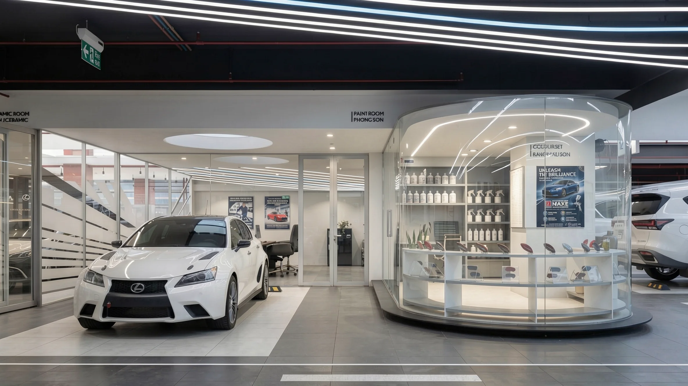 Lexus Workshop — architectural render 10