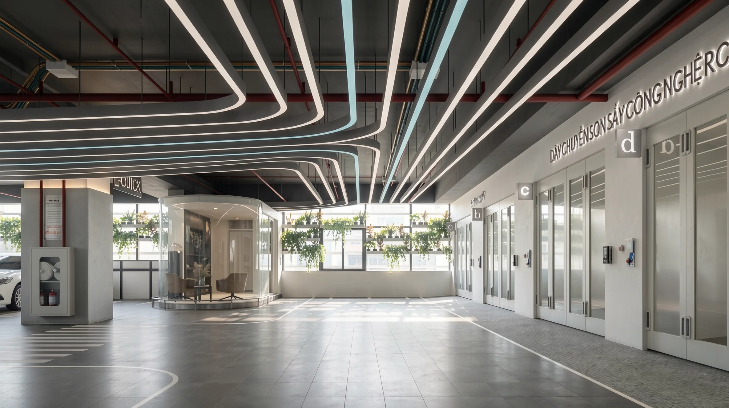 Lexus Workshop — architectural render 11