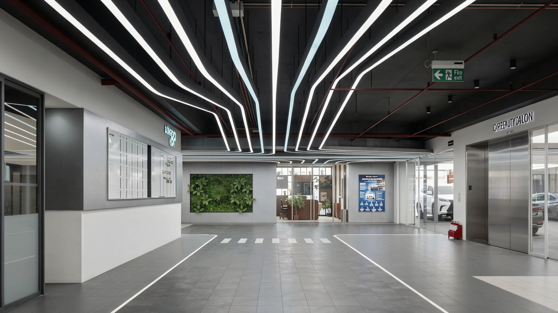 Lexus Workshop — architectural render 13