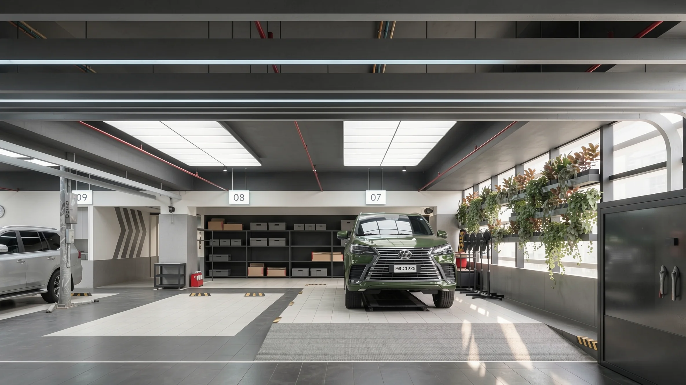 Lexus Workshop — architectural render 14