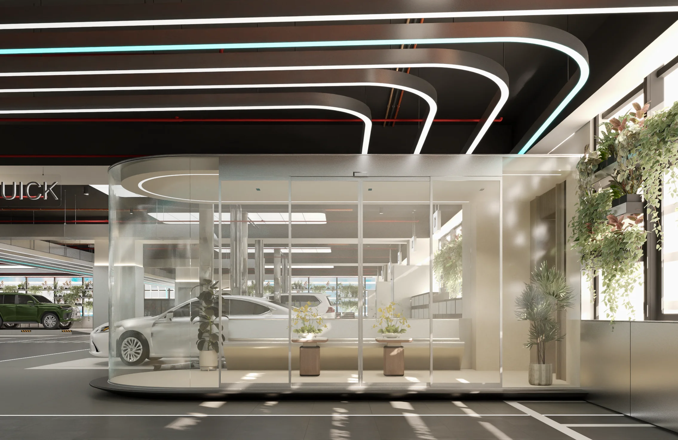 Lexus Workshop — architectural render 18