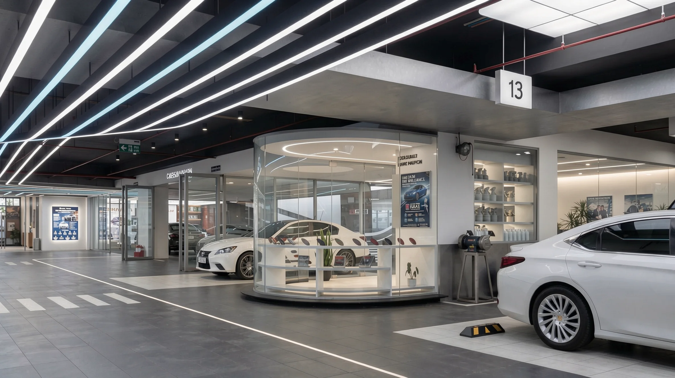 Lexus Workshop — architectural render 1