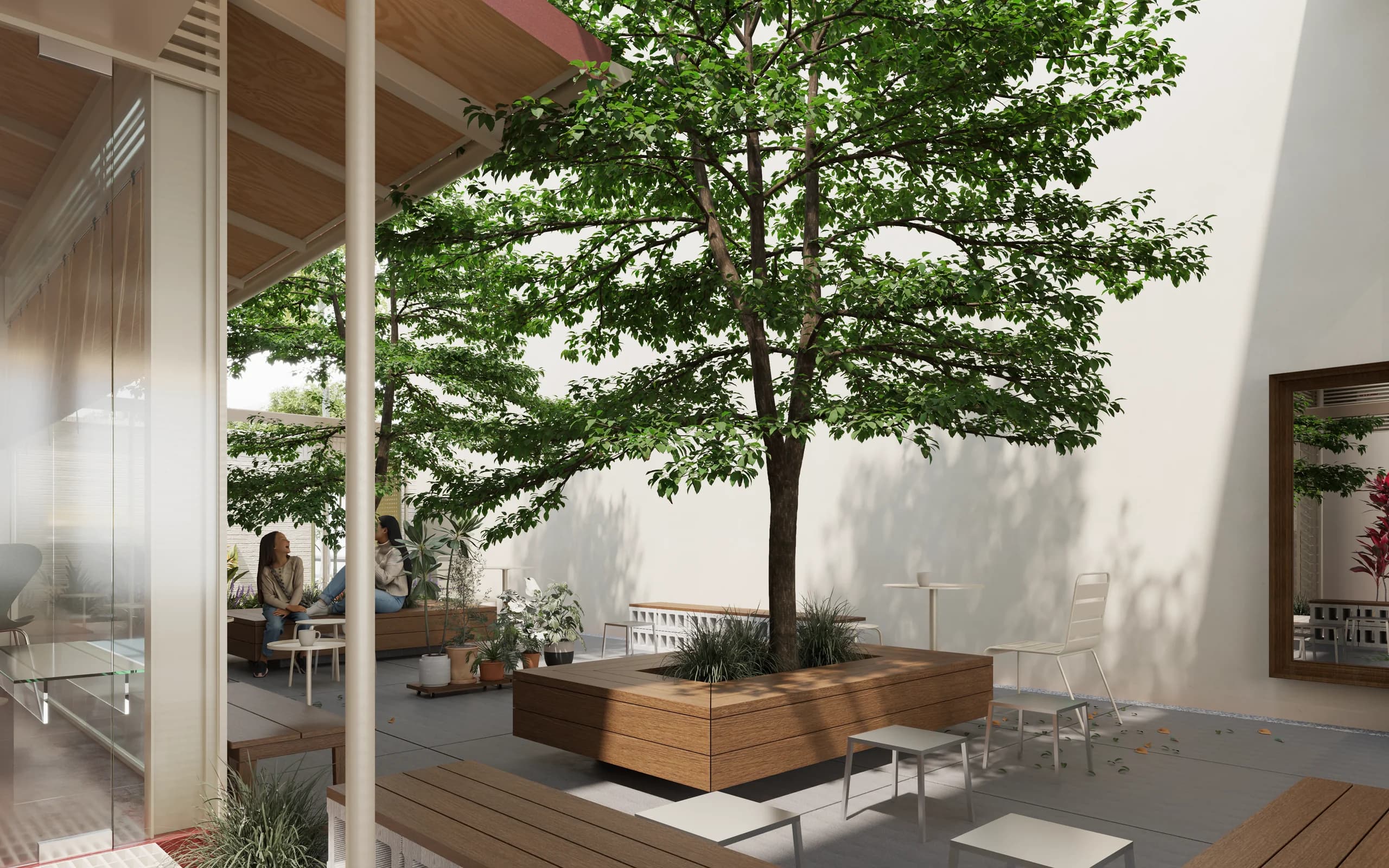 Mien Coffee — architectural render 1