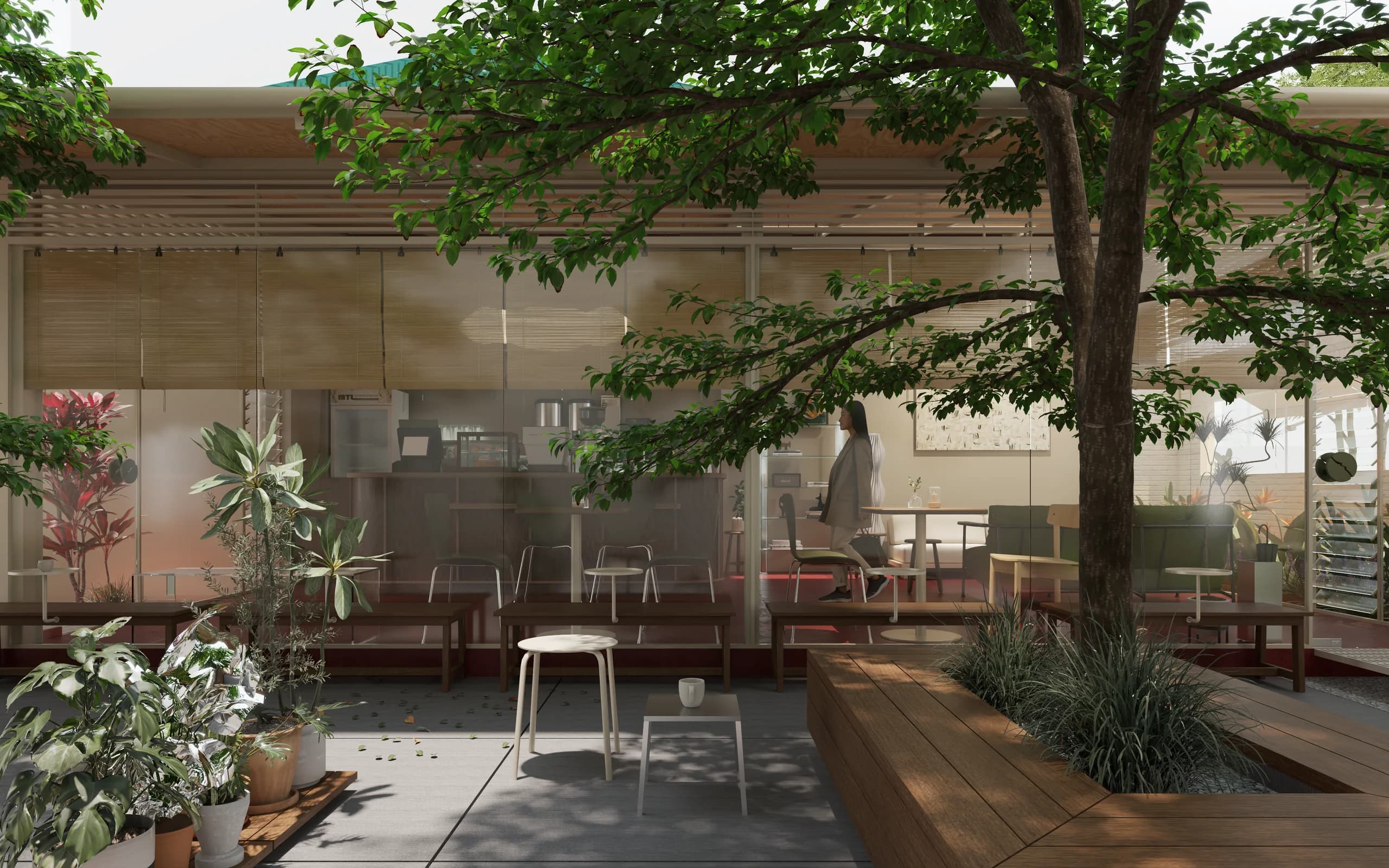Mien Coffee — architectural render 4