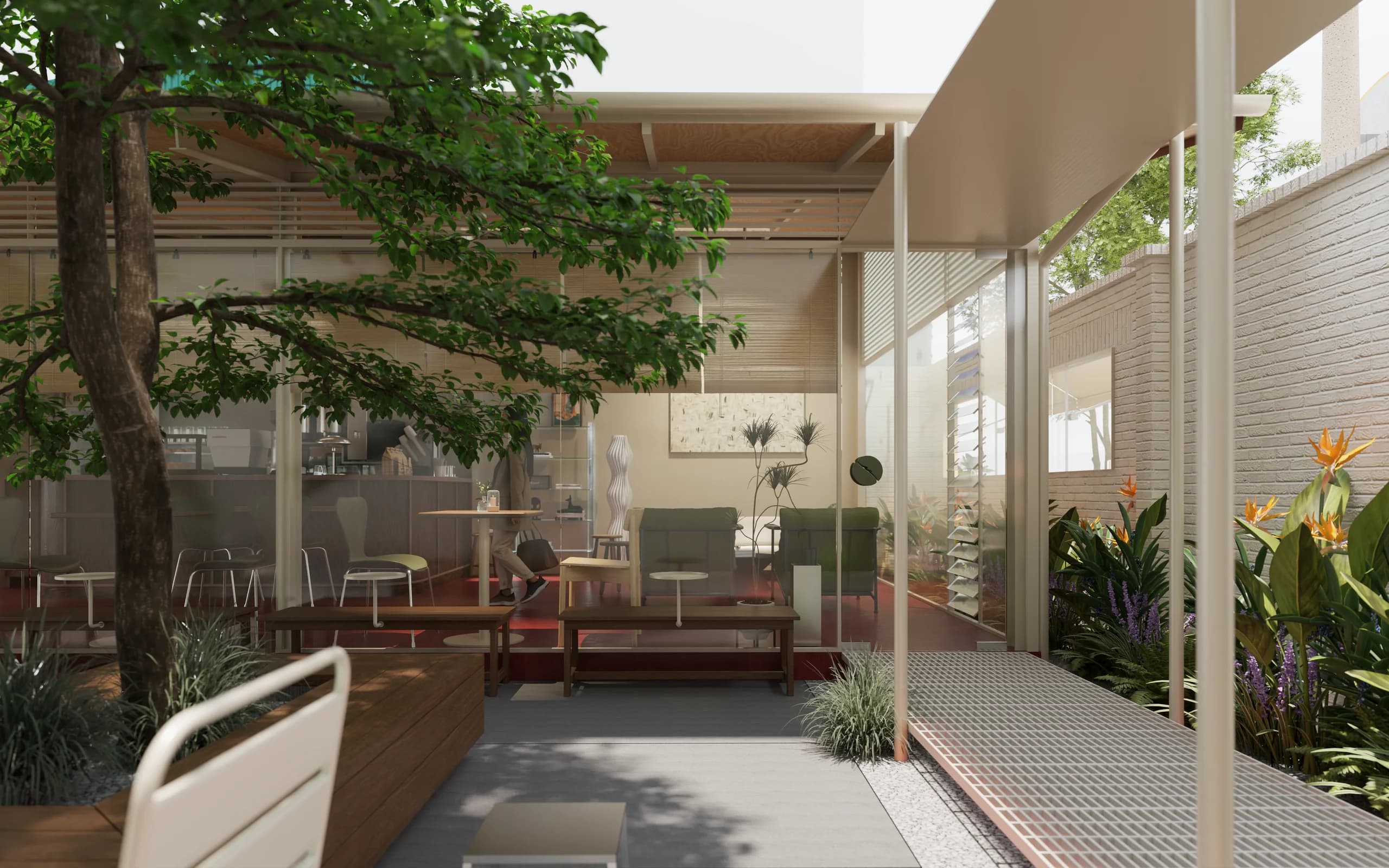 Mien Coffee — architectural render 5