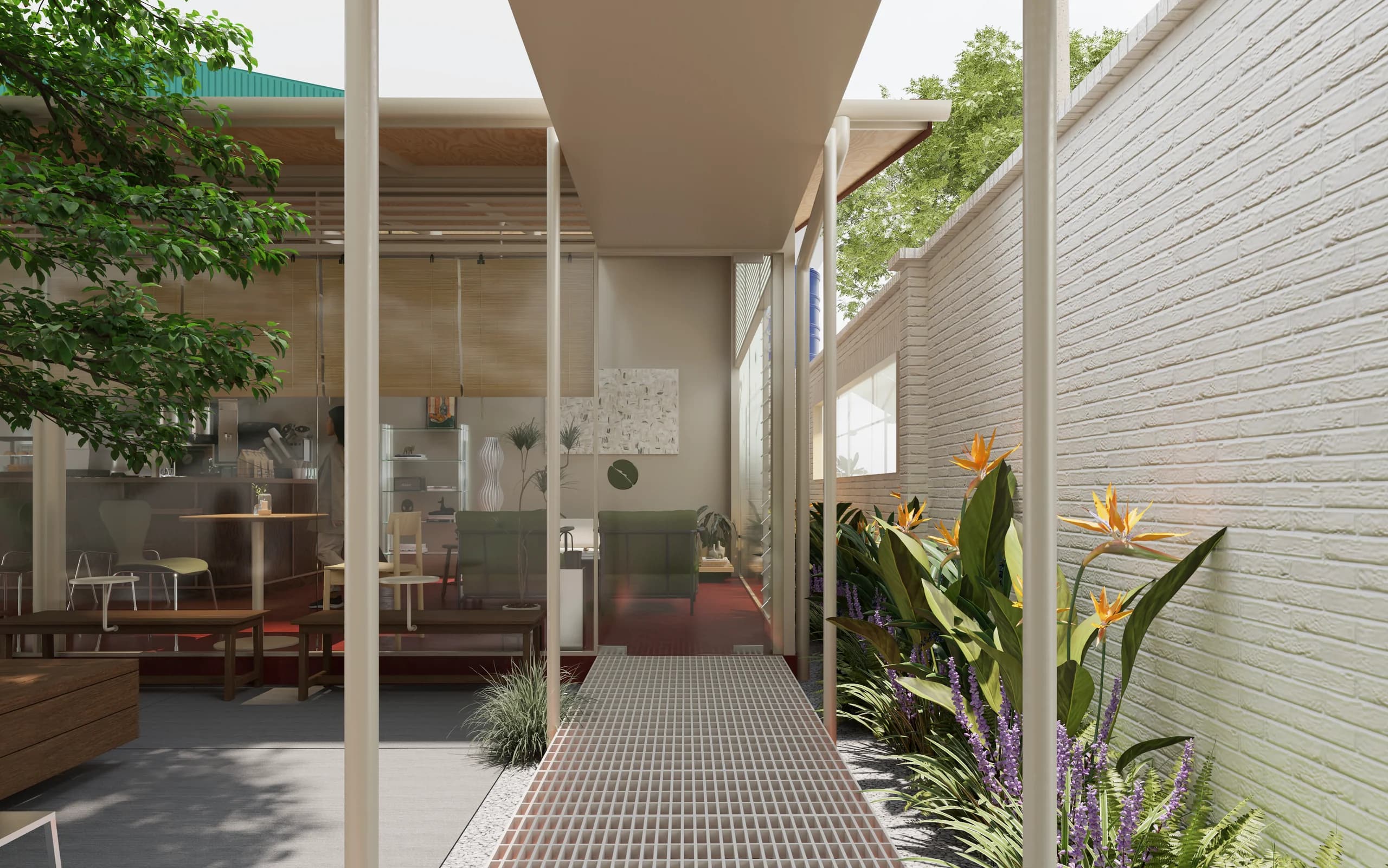 Mien Coffee — architectural render 6