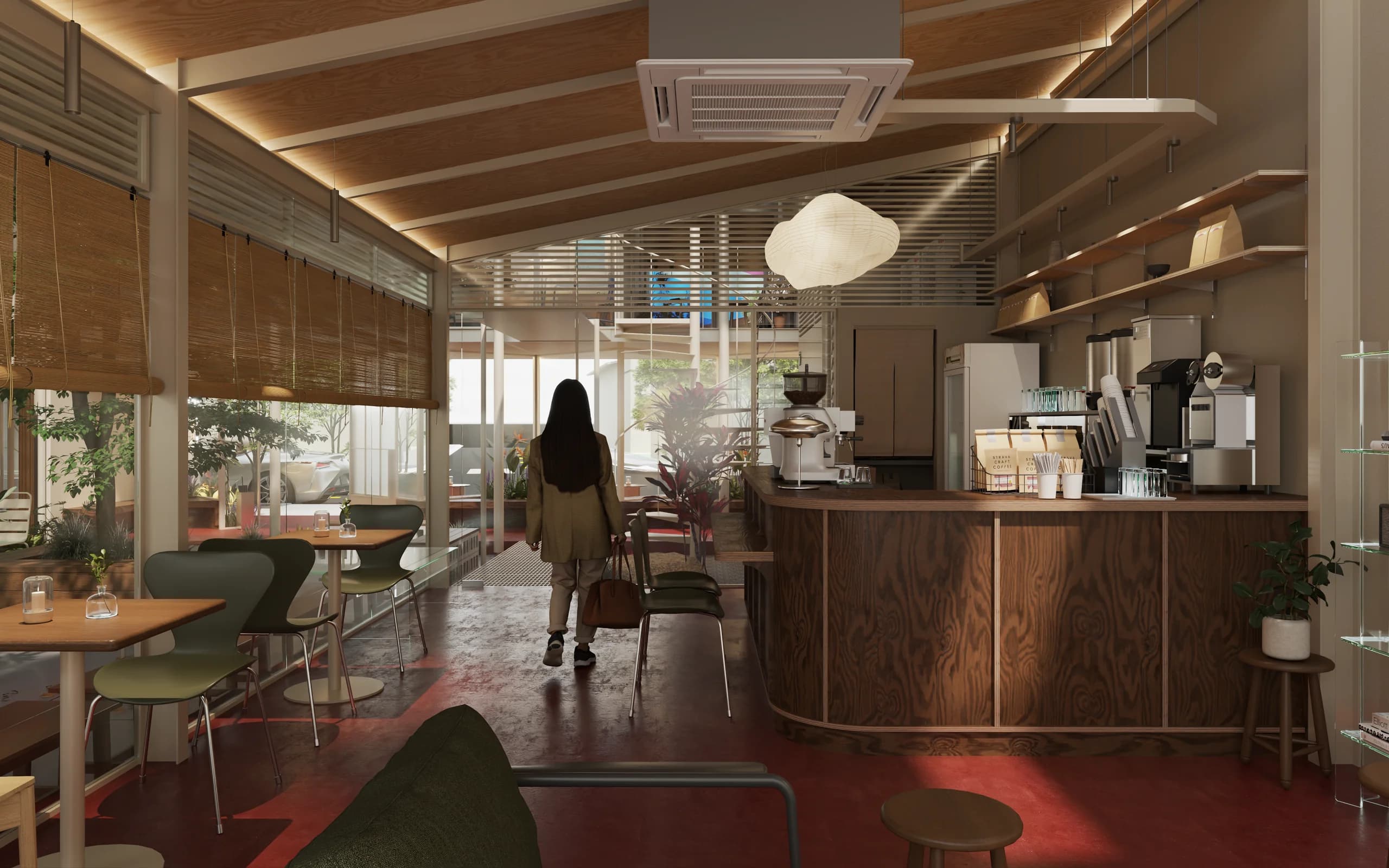 Mien Coffee — architectural render 8
