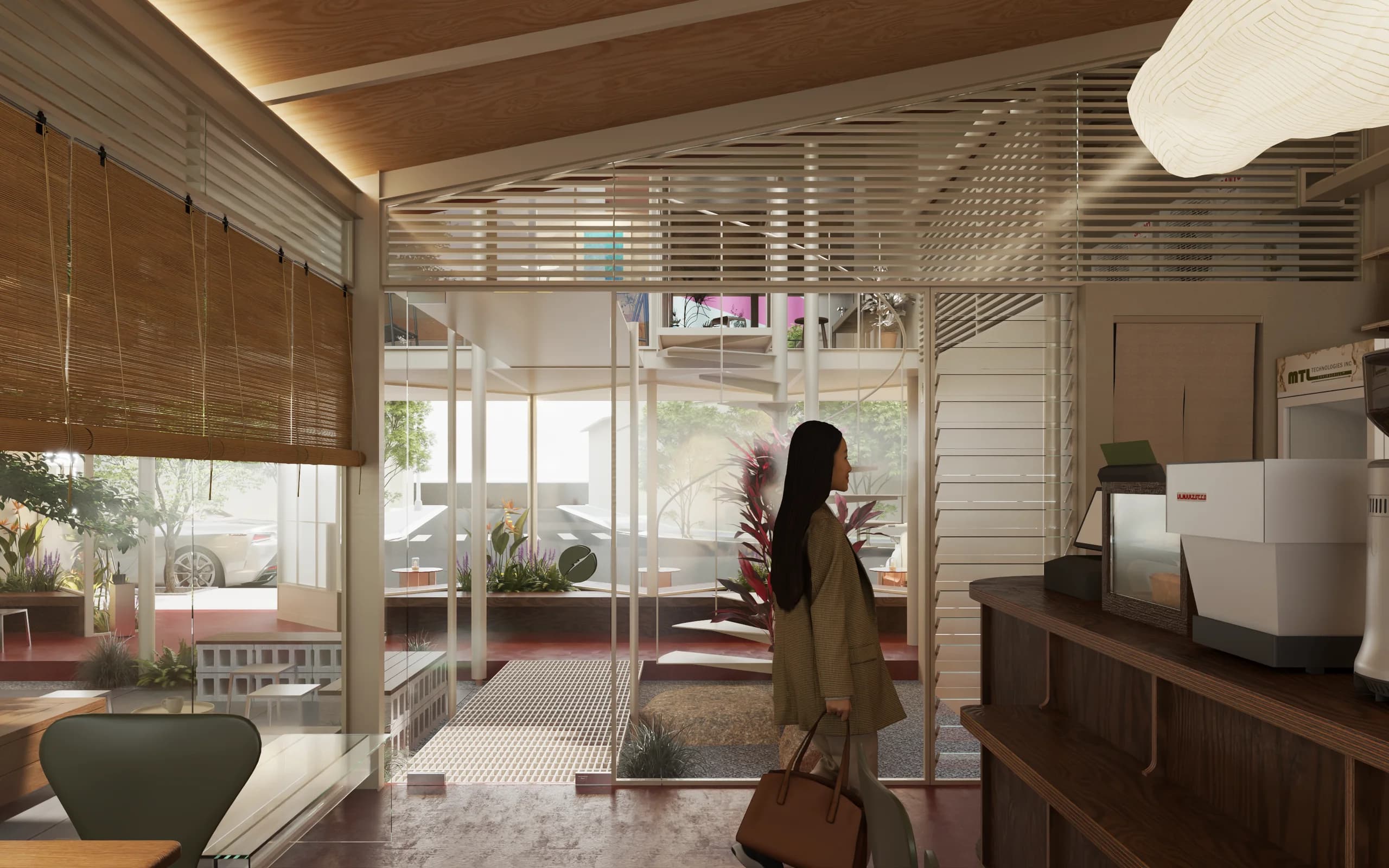 Mien Coffee — architectural render 11