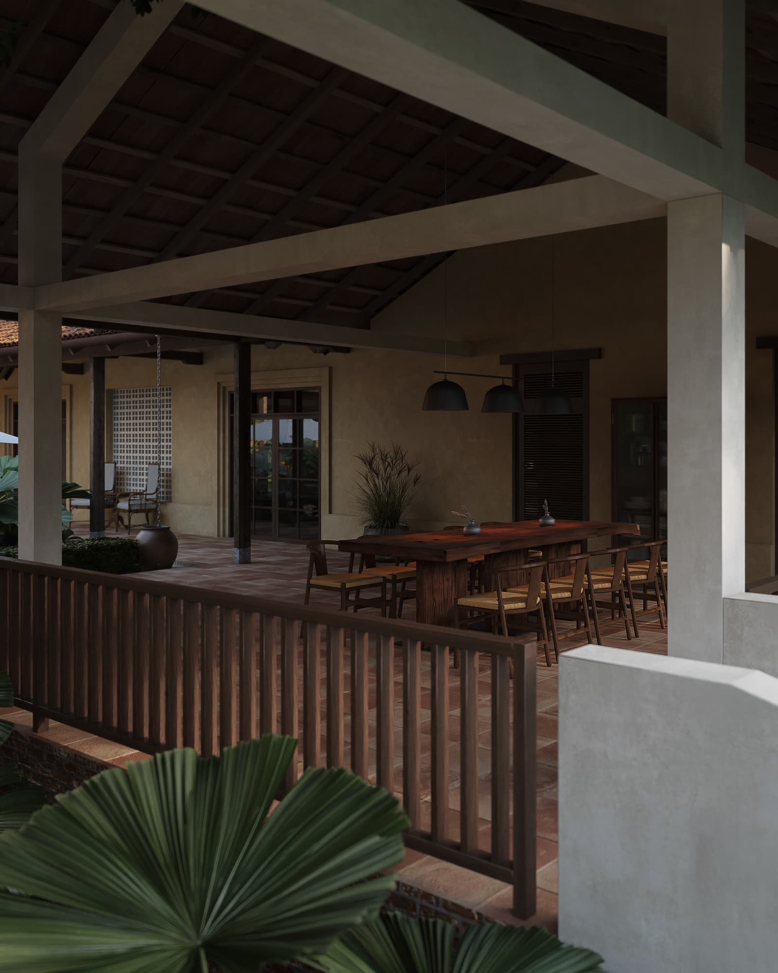 Minh Retreat — architectural render 8