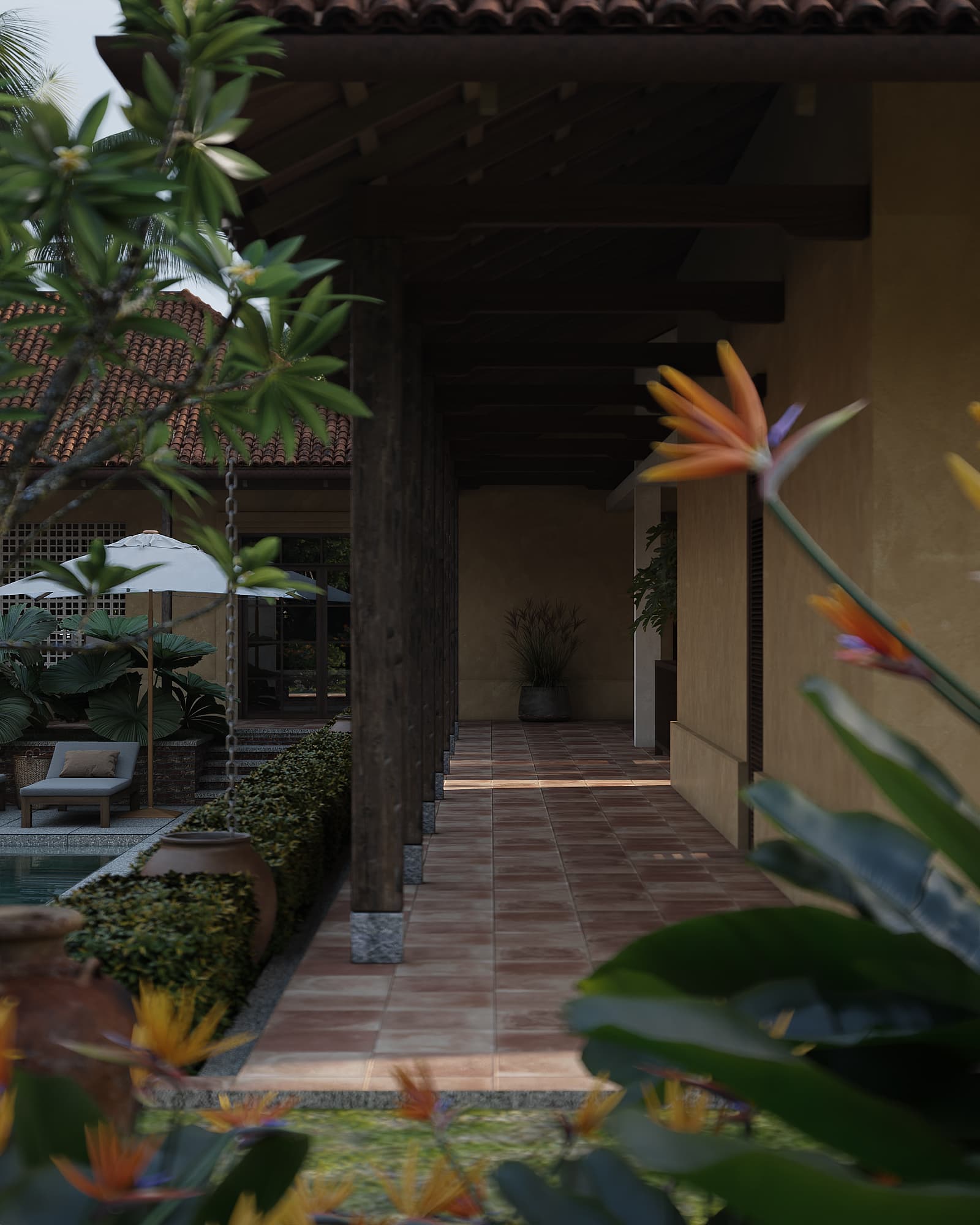 Minh Retreat — architectural render 11