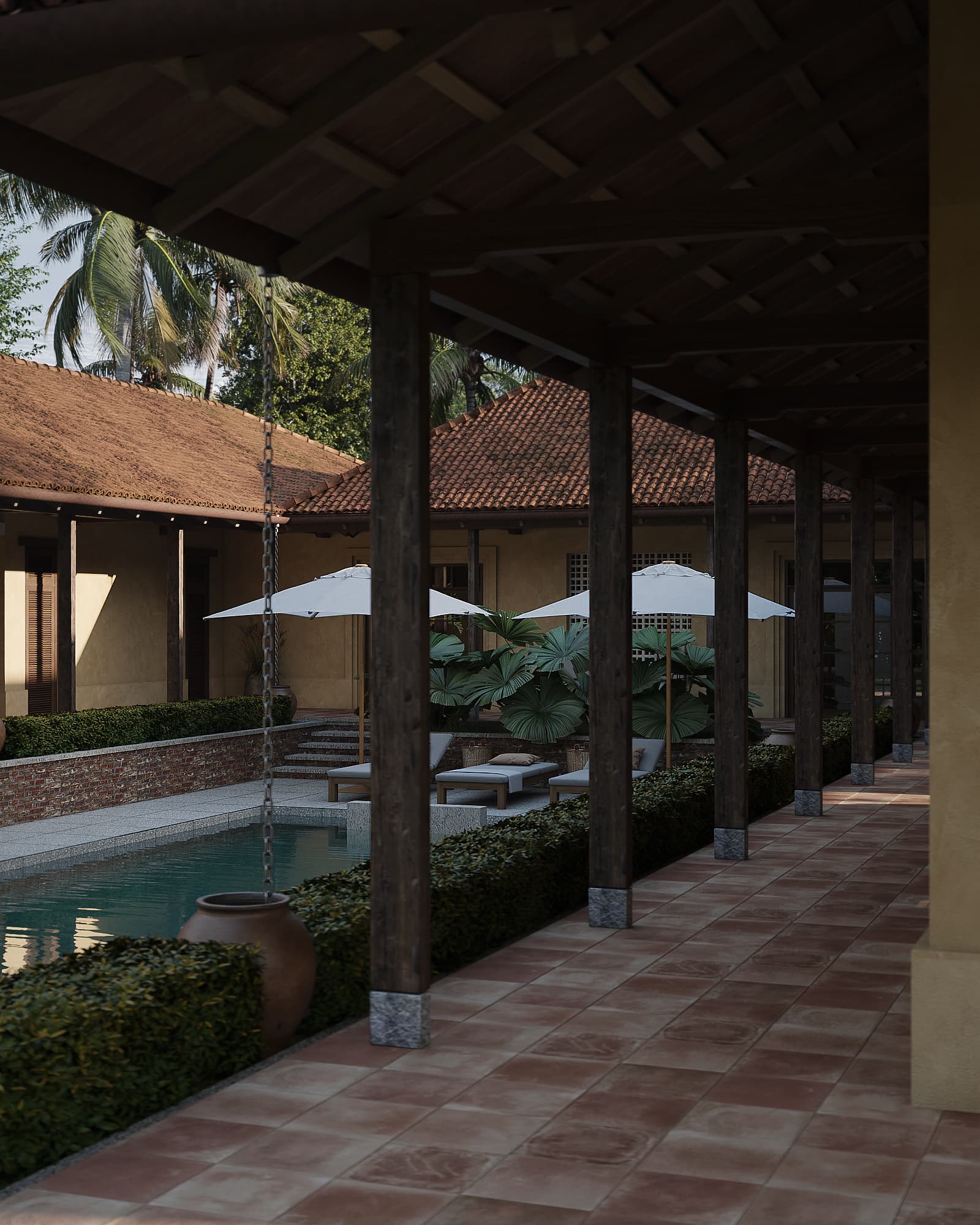 Minh Retreat — architectural render 12