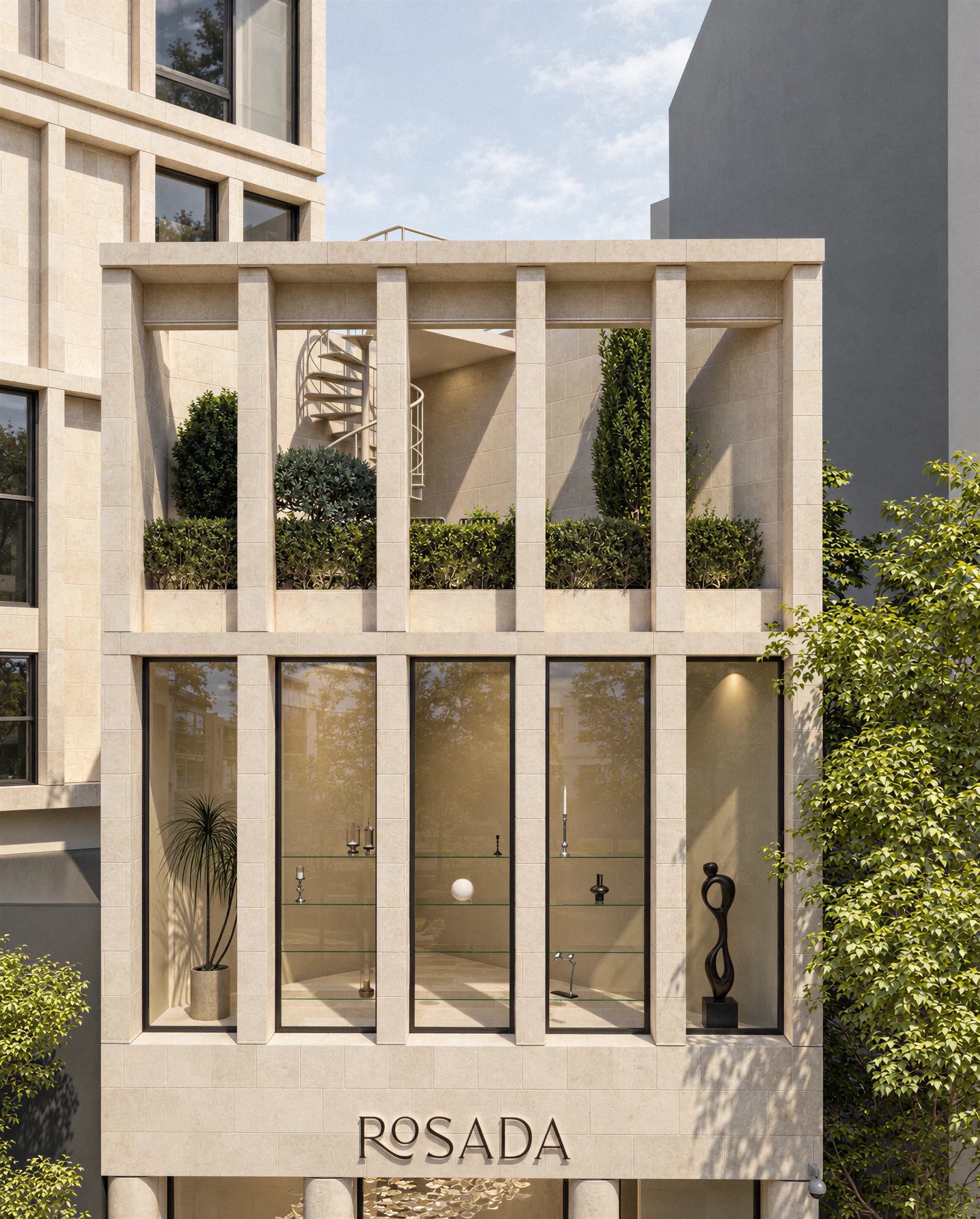 Rosada Building — architectural render 3