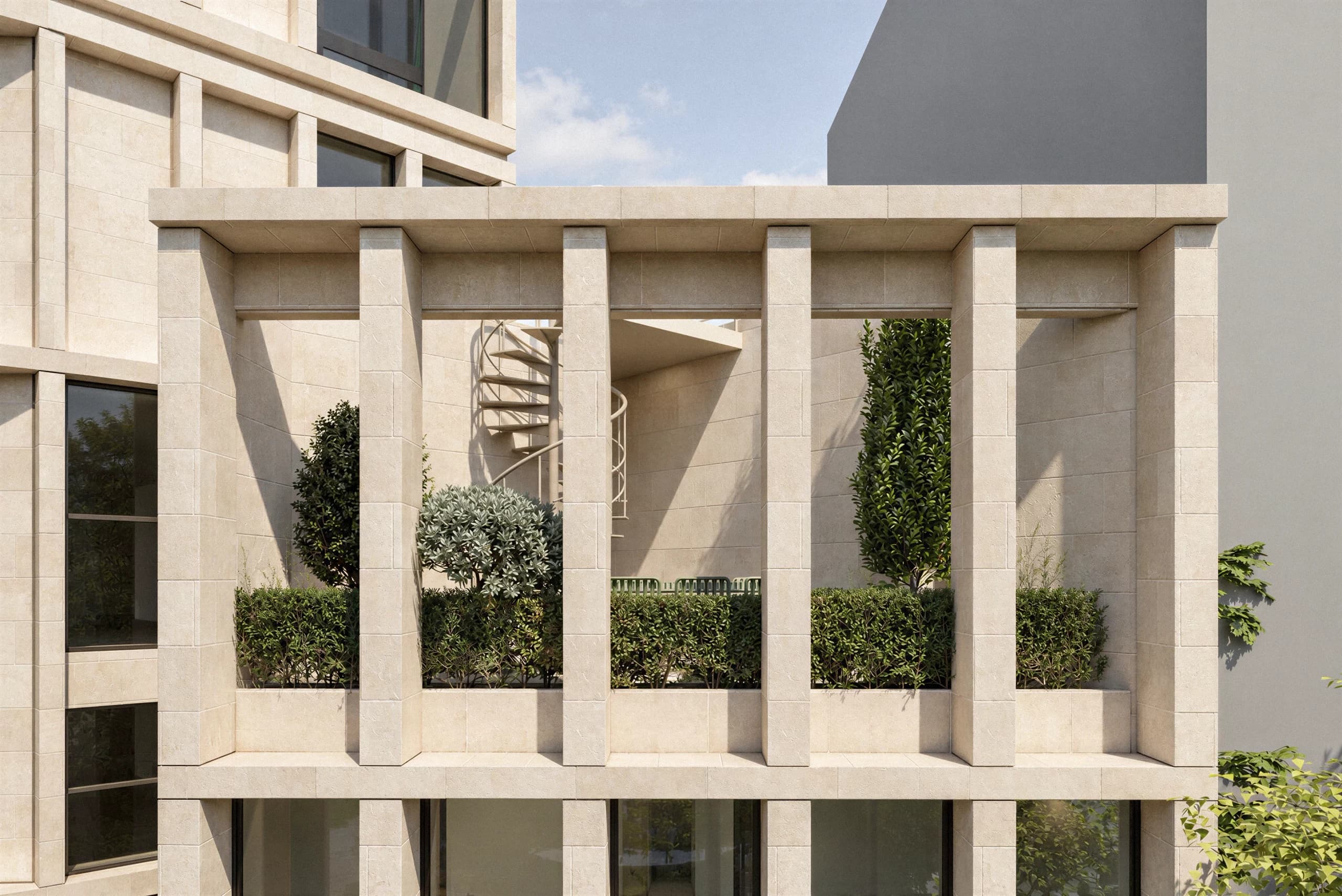 Rosada Building — architectural render 5