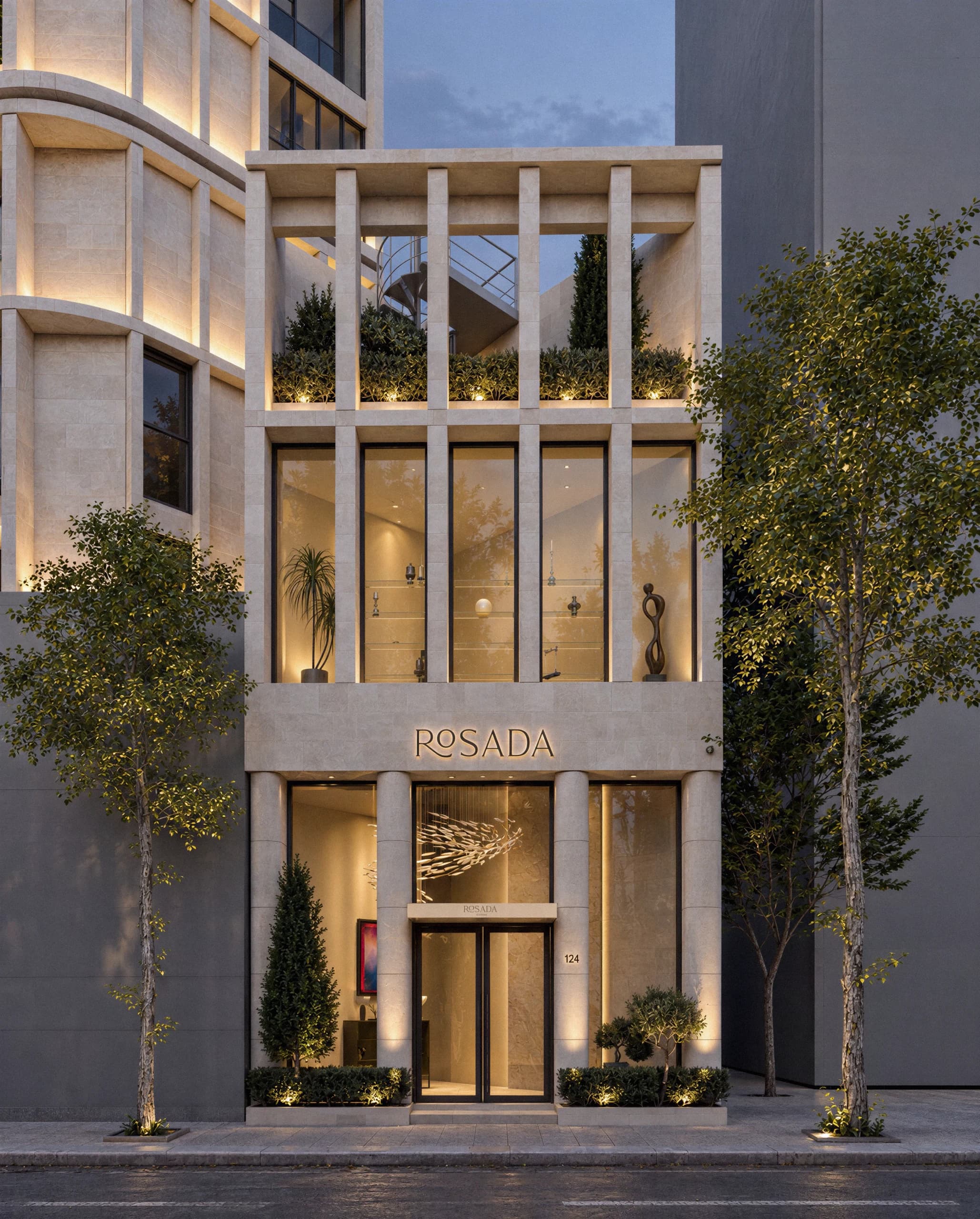 Rosada Building — architectural render 6