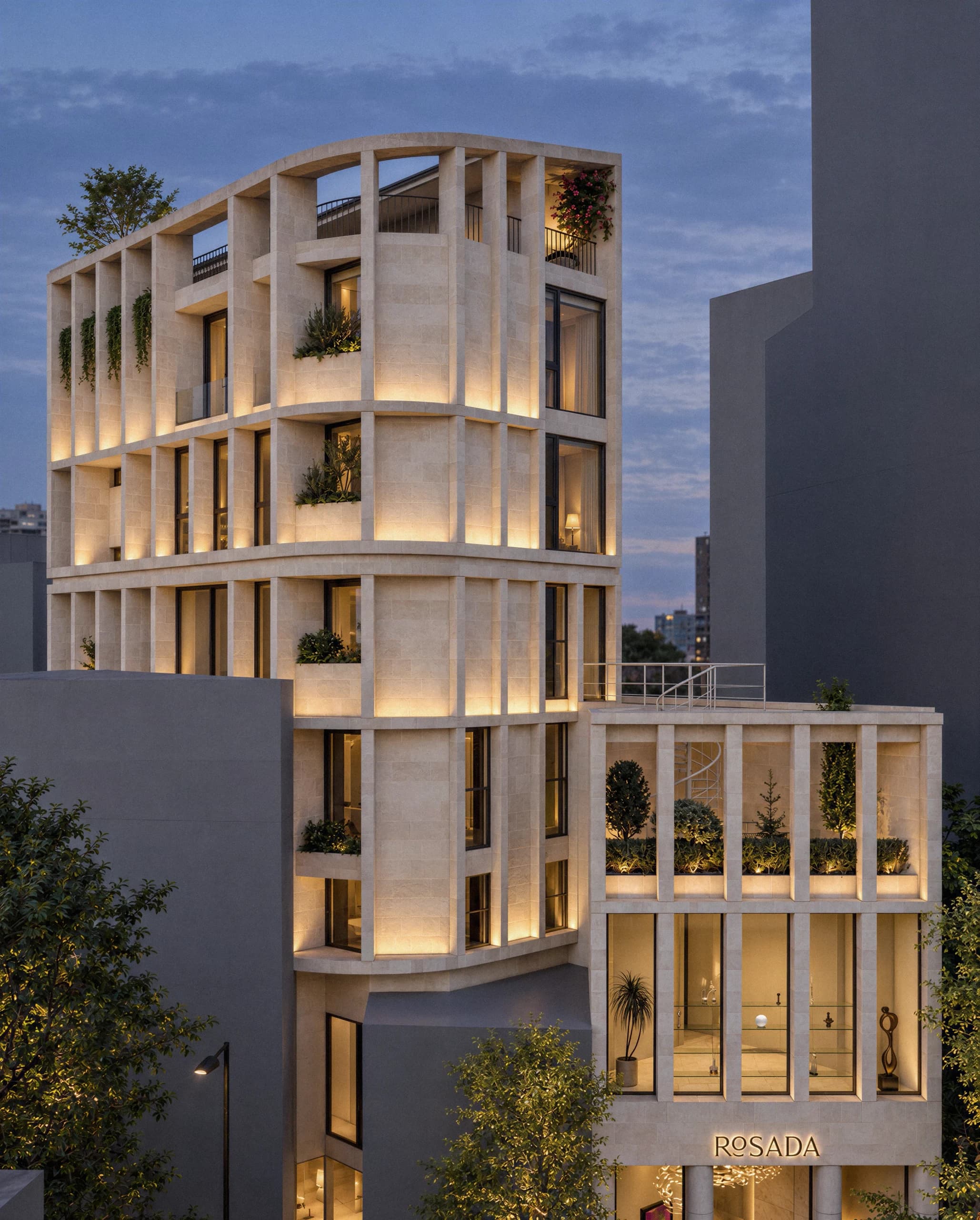 Rosada Building — architectural render 7