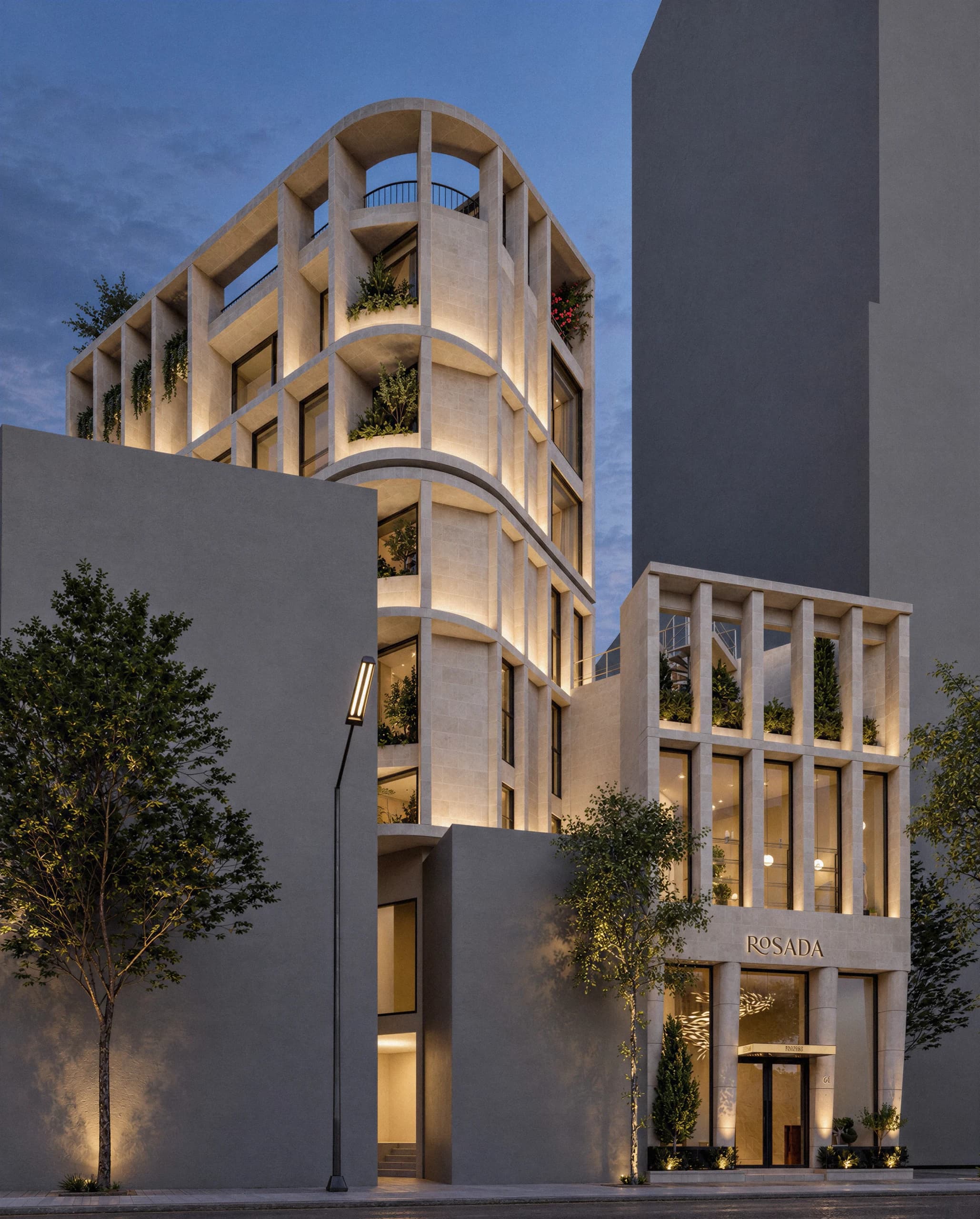 Rosada Building — architectural render 9
