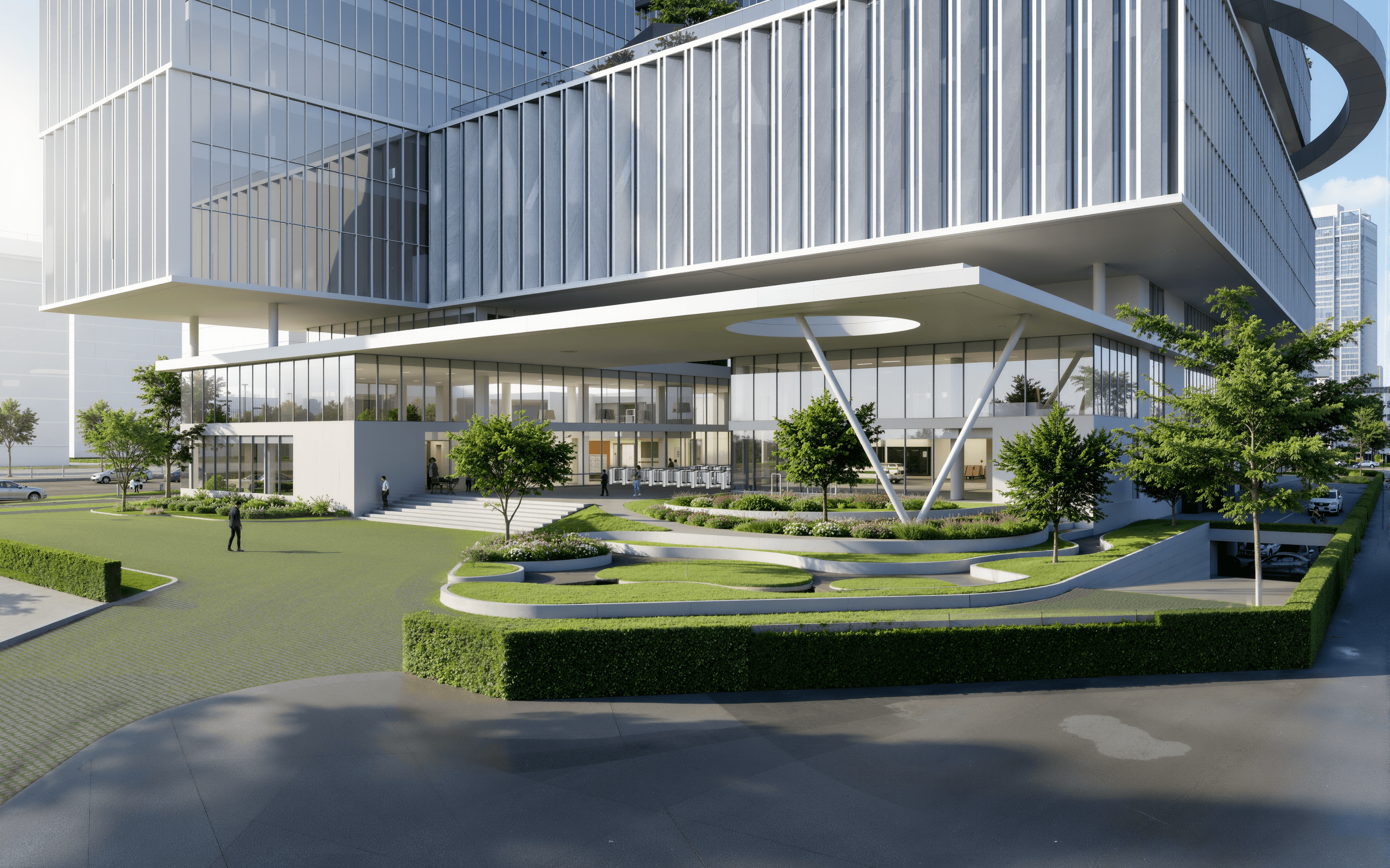 Son Hai - Elcom Tower — architectural render 4