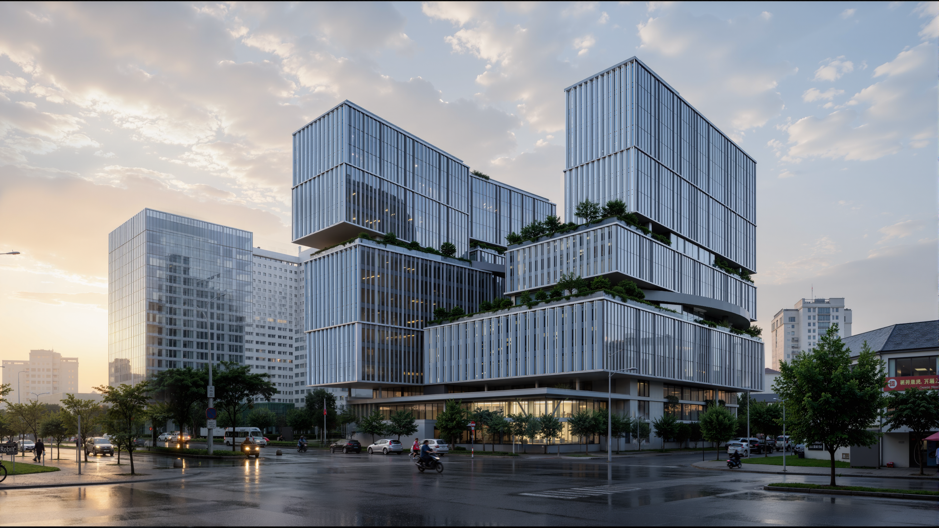 Son Hai - Elcom Tower — architectural render 5