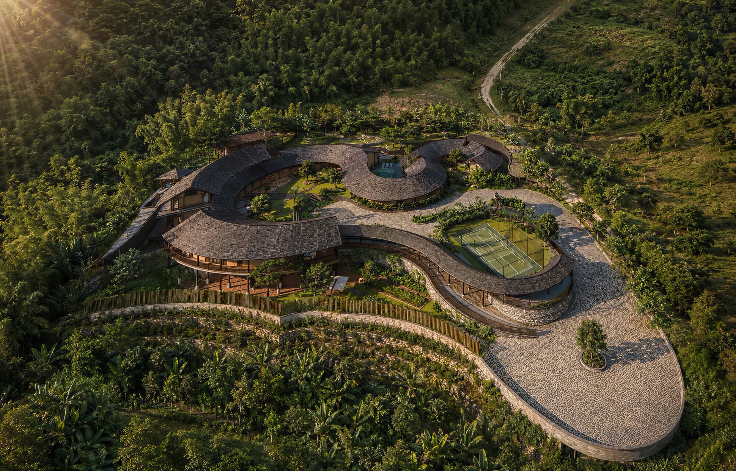 Thang Retreat — architectural render 2