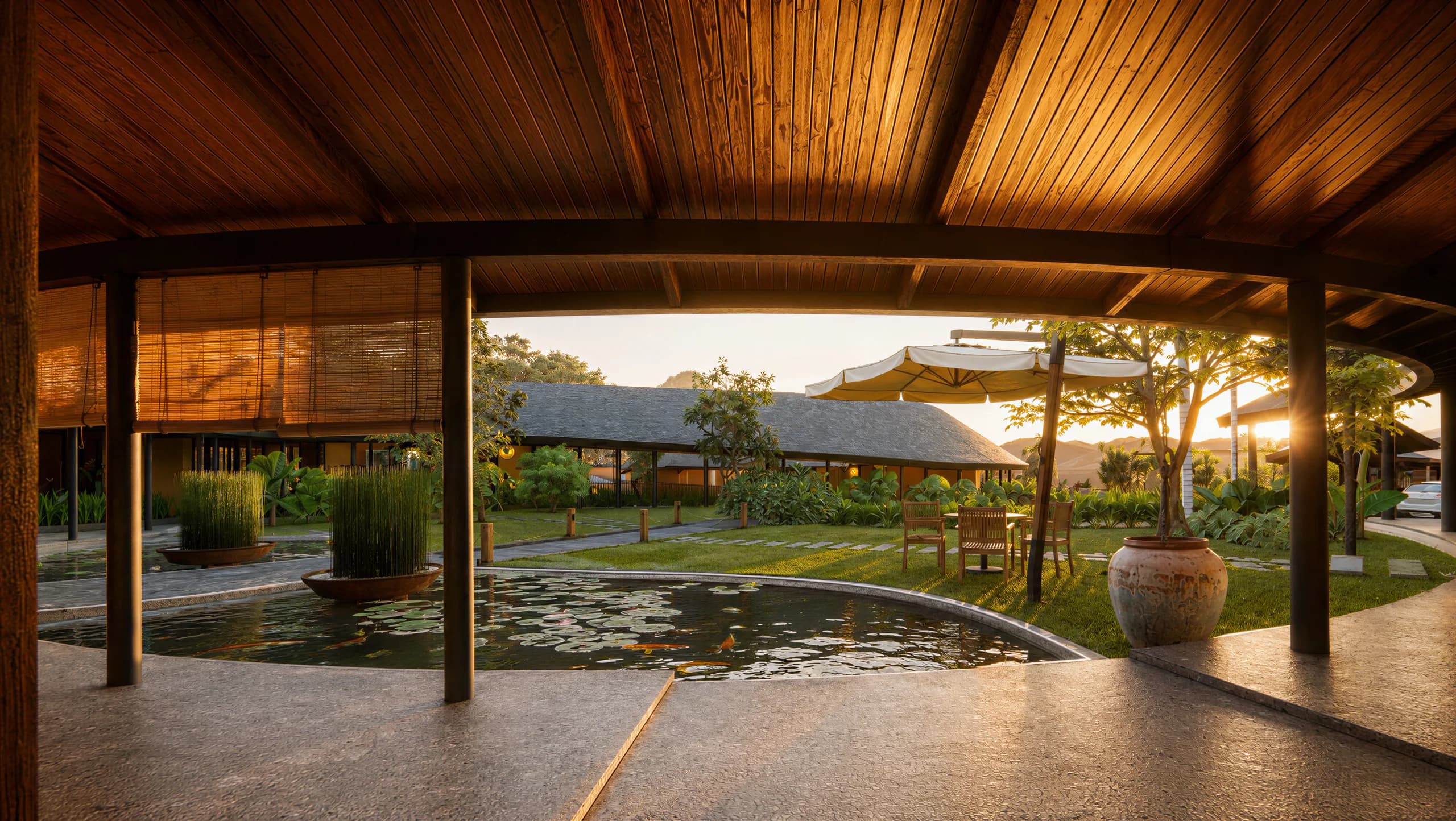 Thang Retreat — architectural render 6