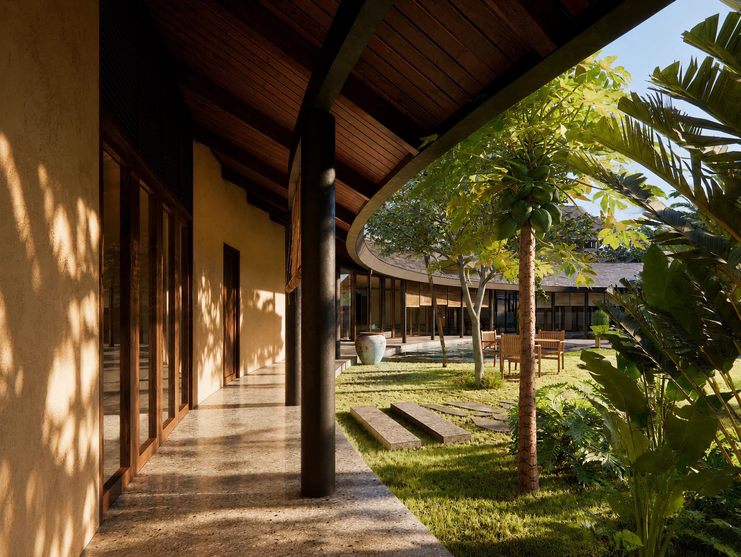 Thang Retreat — architectural render 7