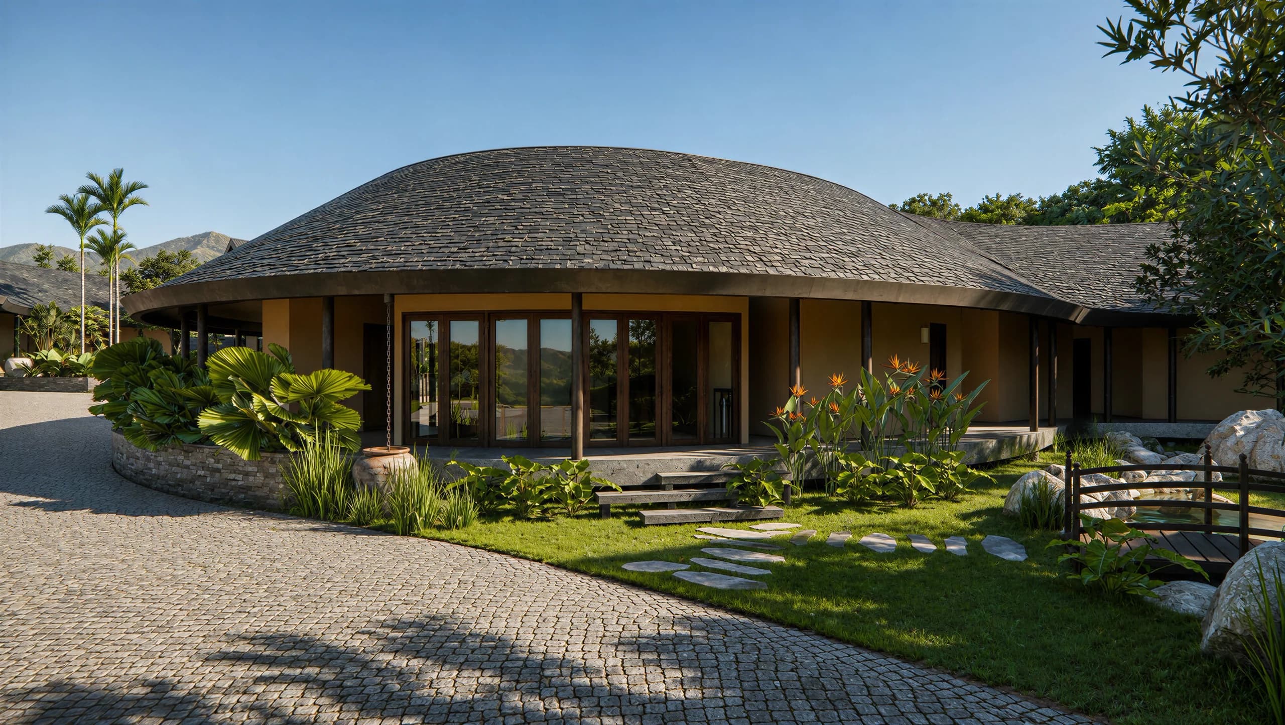 Thang Retreat — architectural render 8
