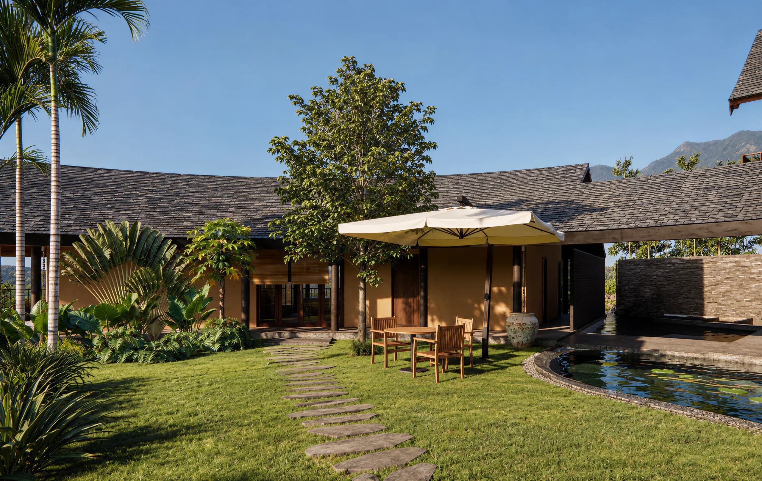 Thang Retreat — architectural render 9