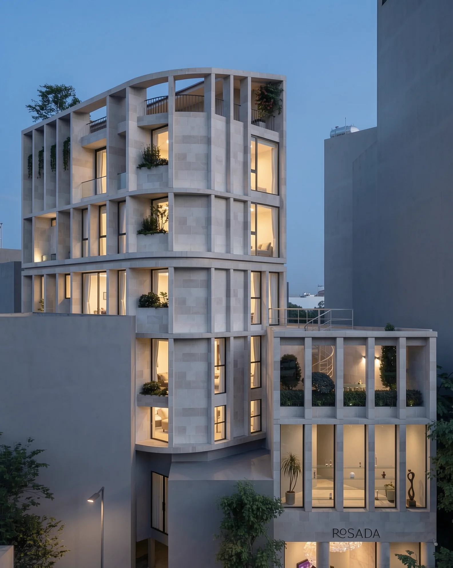 Le Duan House — architectural render 1